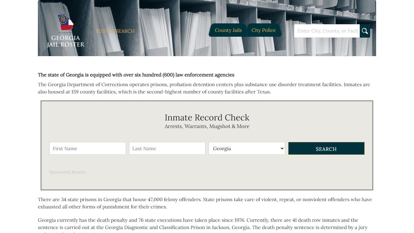 Muscogee County | Georgia Jail Inmate Search